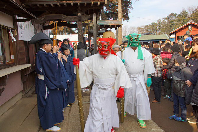 鬼鎮神社 節分祭。