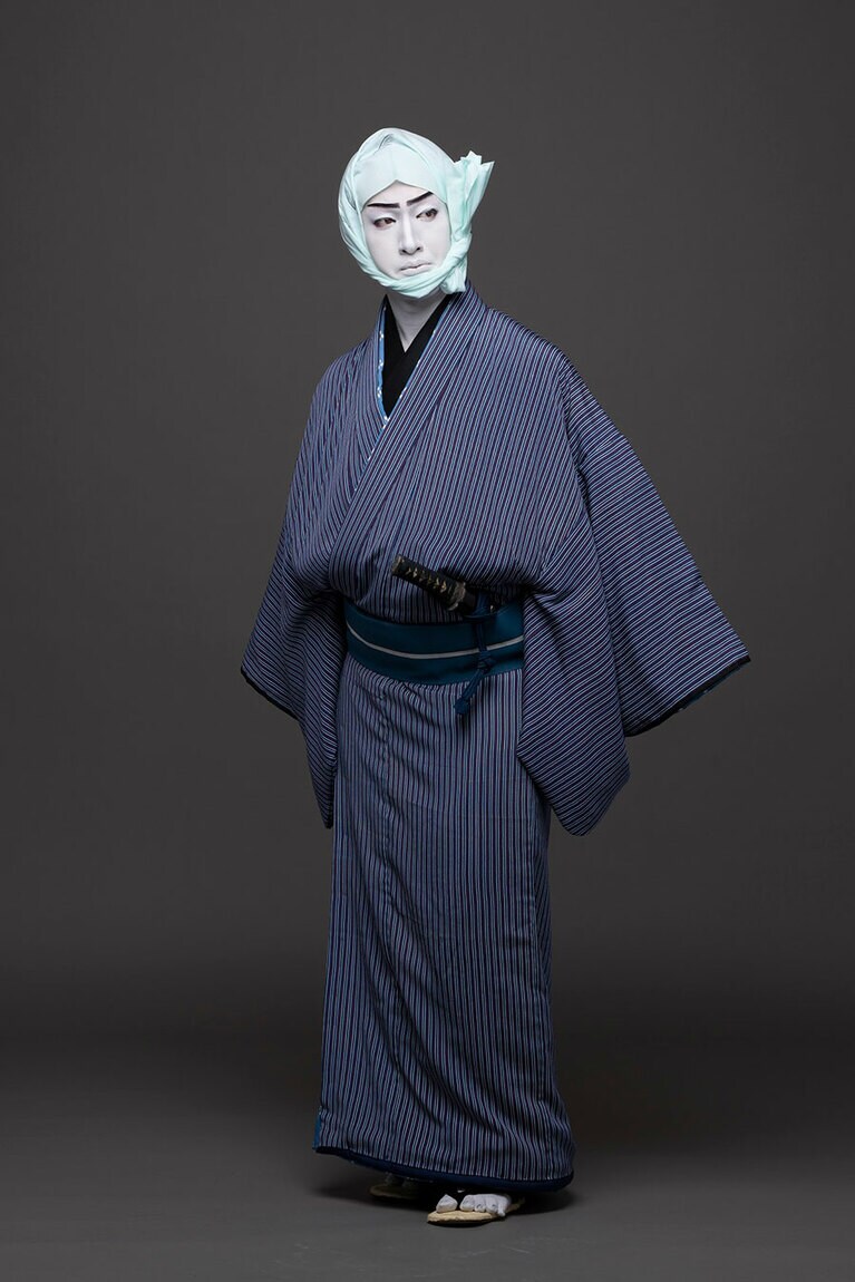 『河庄』紙屋治兵衛。