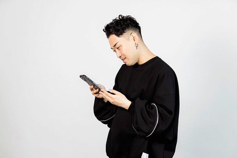 NG　カメラ位置が低い