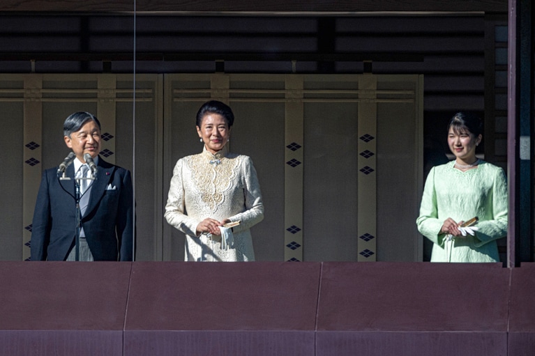 2025年、新年一般参賀での愛子さま　©文藝春秋