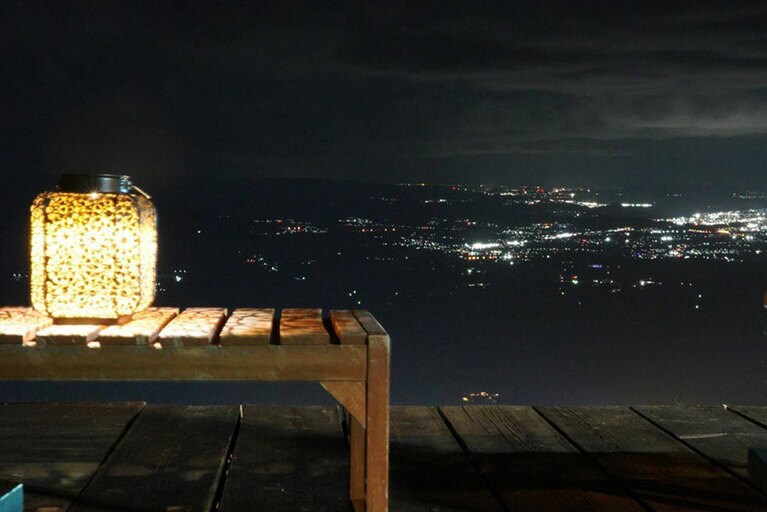 大山ますみず高原リフト オータムナイト。