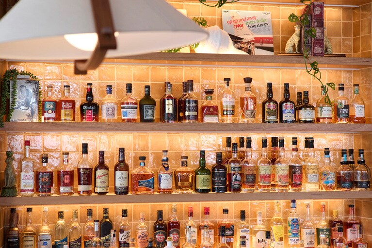 100種類以上揃うラムは圧巻。