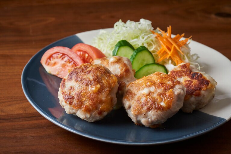 カリもち！ 豚こまチーズ焼き。