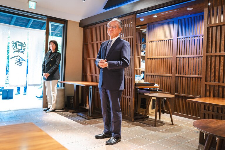 久原本家グループ社主の河邉哲司さん。