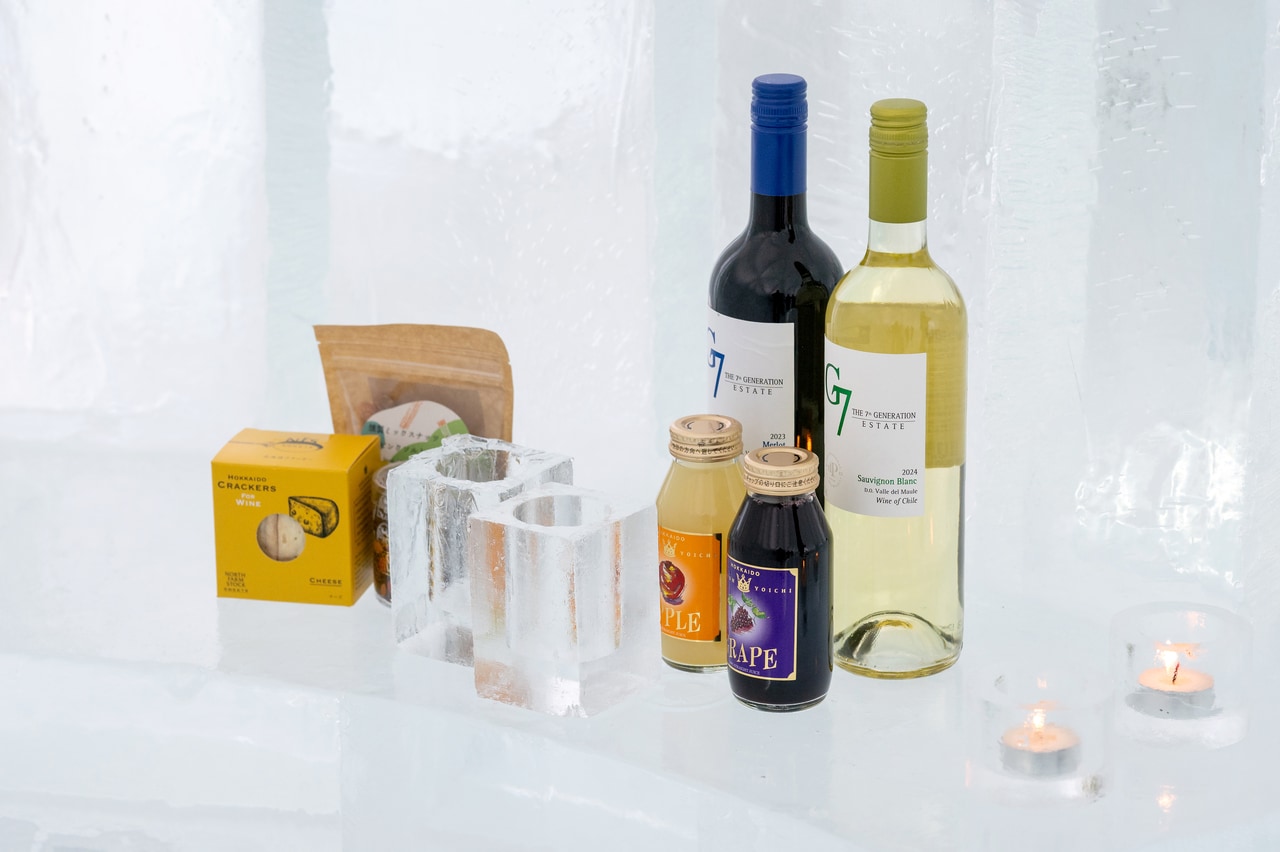 氷のミニバーは冷蔵庫いらず。