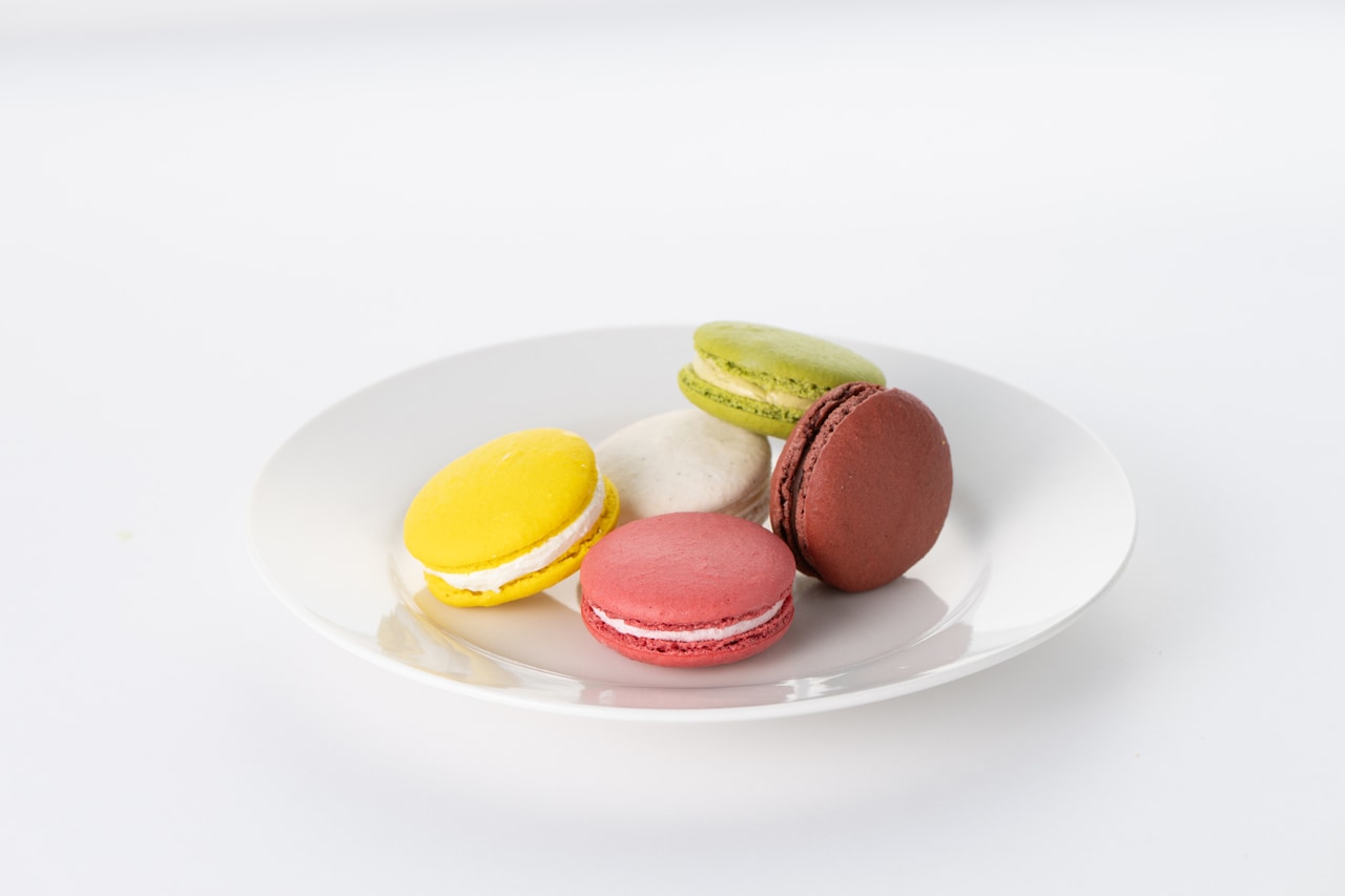 彩りと見た目も美しいのがマカロンのおいしさのひとつ。