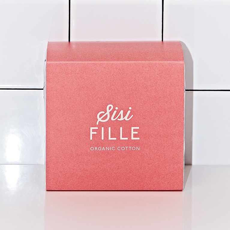 sisiFILLEの「サニタリーパッド」 21㎝ ふつうの日用 24個入り 600円／パノコトレーディング