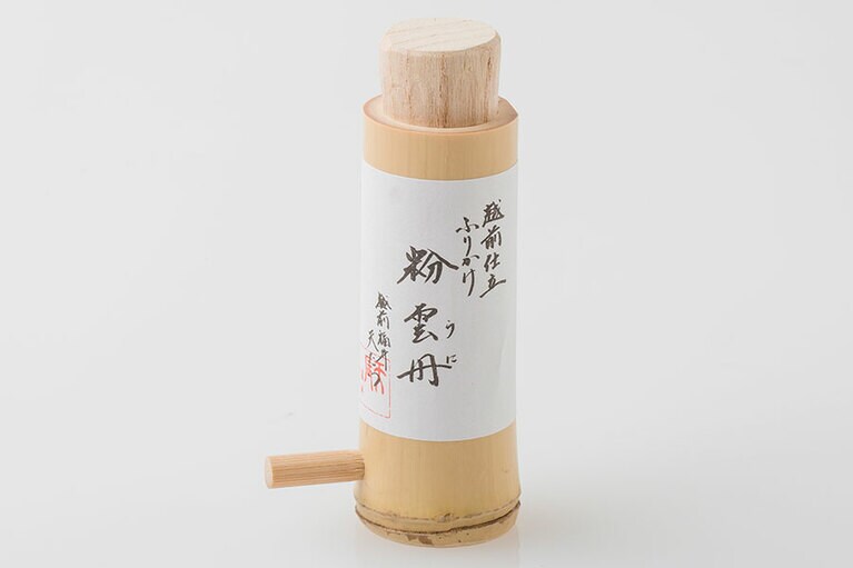 粉うに(竹筒入) 10g 3,000円／天たつ ※賞味・消費期限：120日