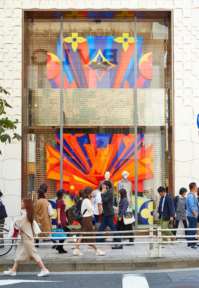 銀座 ショーウィンドウ。