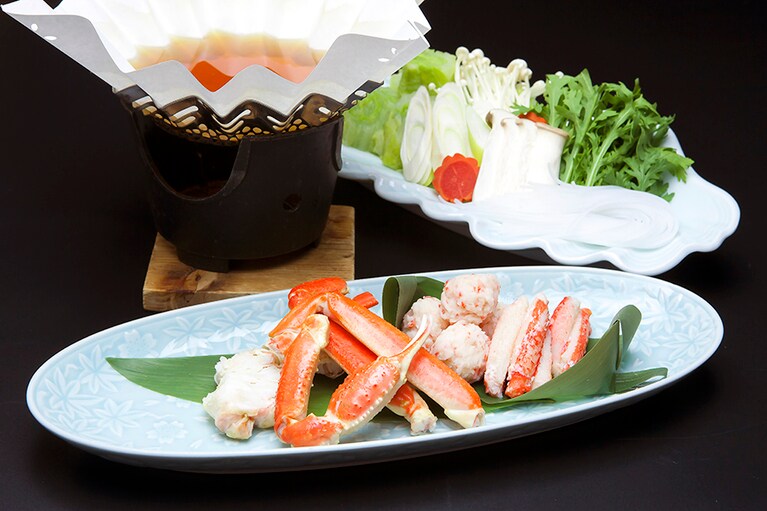 栄屋ホテル［山形／天童温泉］カニ鍋。