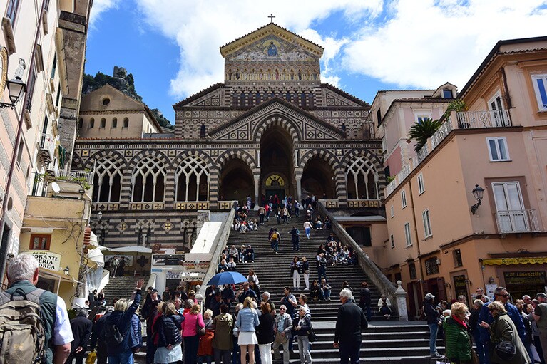 アマルフィの守護聖人アンドレアに捧げられた大聖堂。