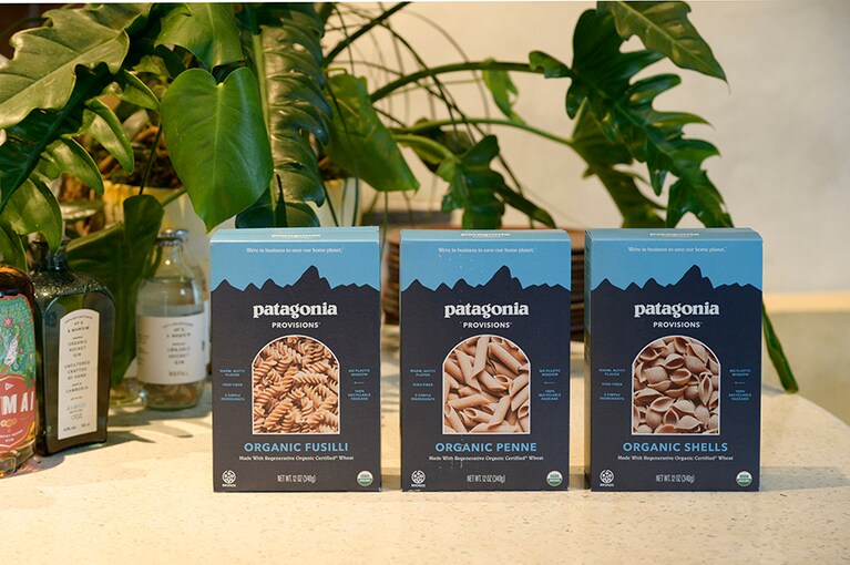 「パタゴニア」は9月5日、3種の「オーガニックパスタ」を発売。