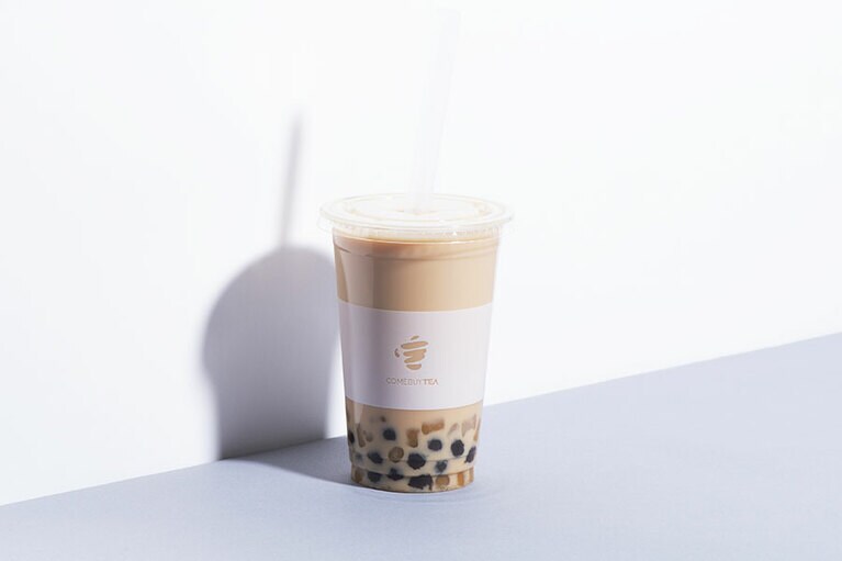 「セイロンブラックティー＋ミルク＋もちもちダブル」 630円。