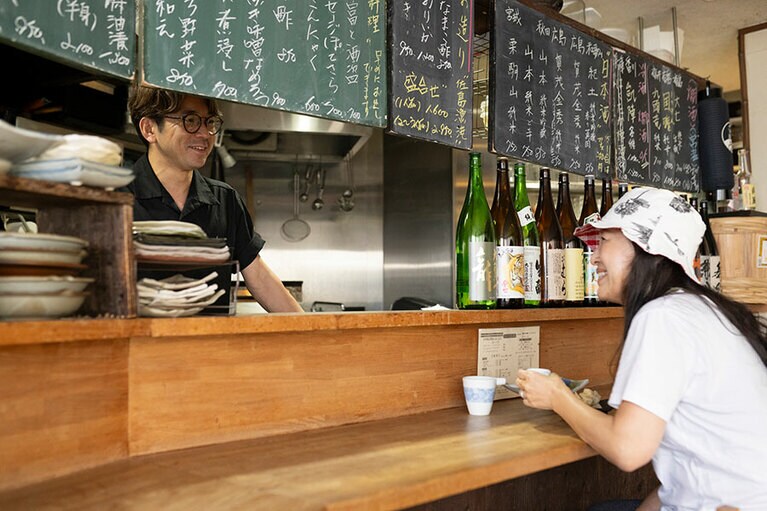 しみじみ飲むにはほど遠く、いつも大笑いしてしまうカンタートーク。