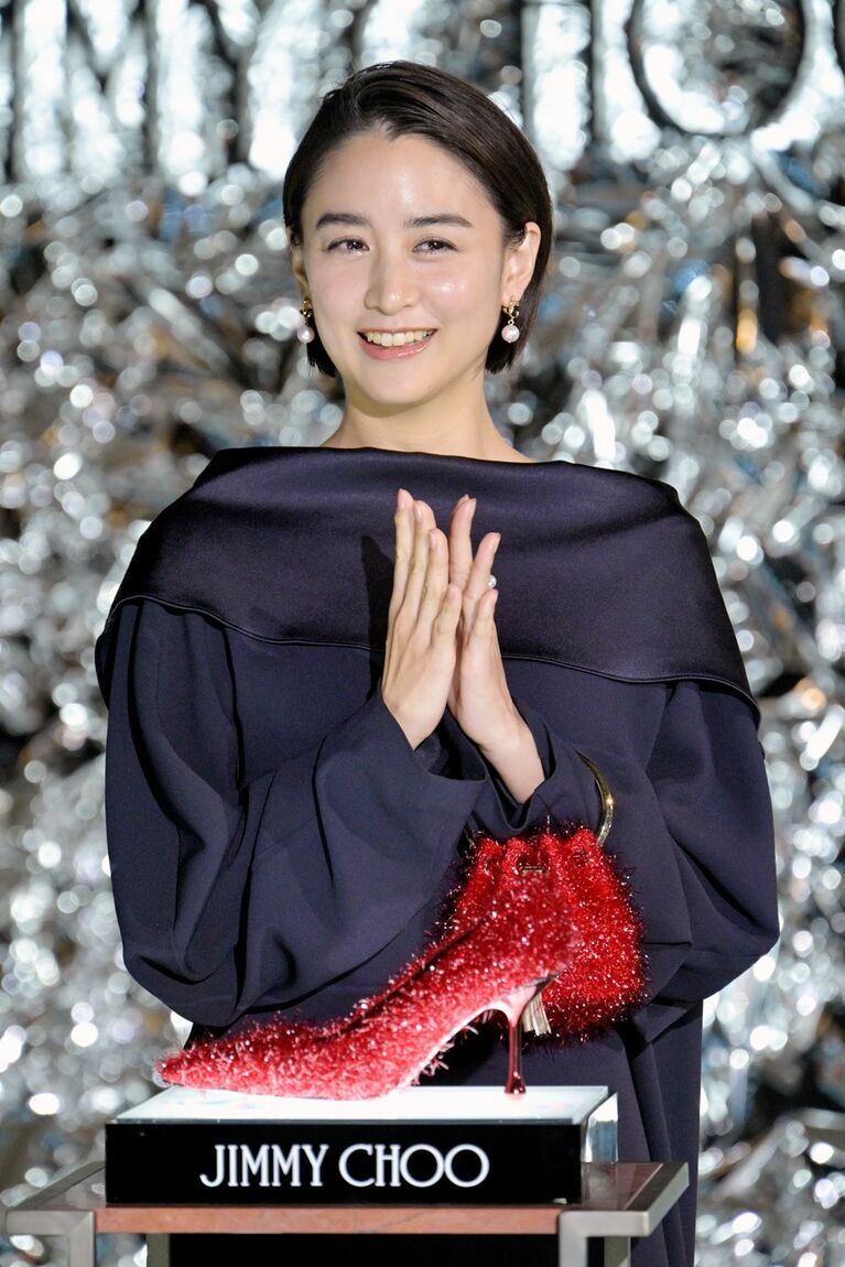 7月18日に誕生日を迎えた山本美月（2024年「The JIMMY CHOO Silver Garden」のオープニングセレモニーで） ©時事通信社
