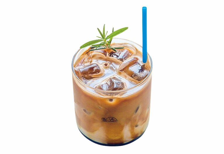 【バカンス】ブルーキュラソー入り「バカンスラテ」6,500ウォン