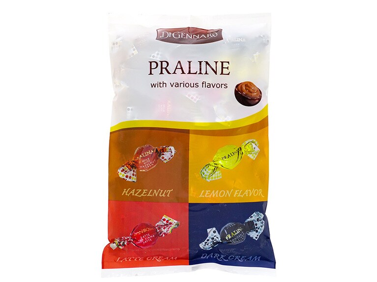 ディ・ジェンナーロ プラリーヌアソート 500g 1,502円。