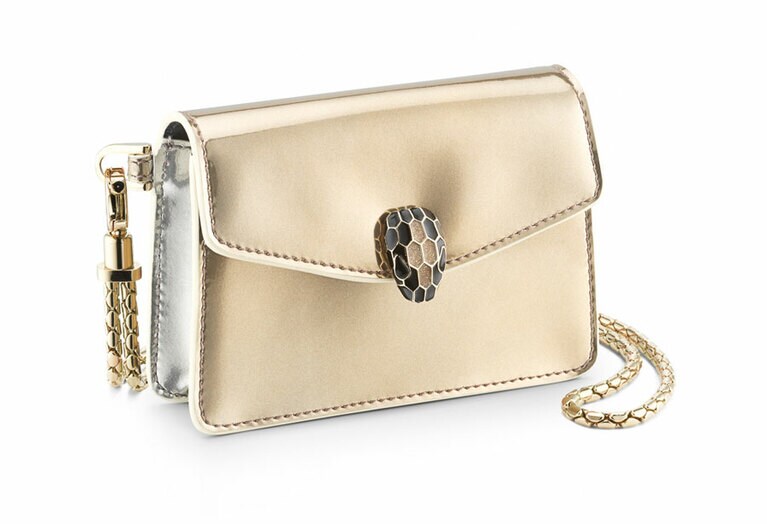 【カードホルダー・コインケース】メタリックカーフ/アンティークブロンズ W10.5×H7× D2.5cm 89,000円。