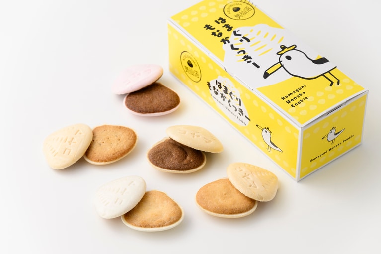 はまぐりもなかくっきー 1,650円（5個入り）。