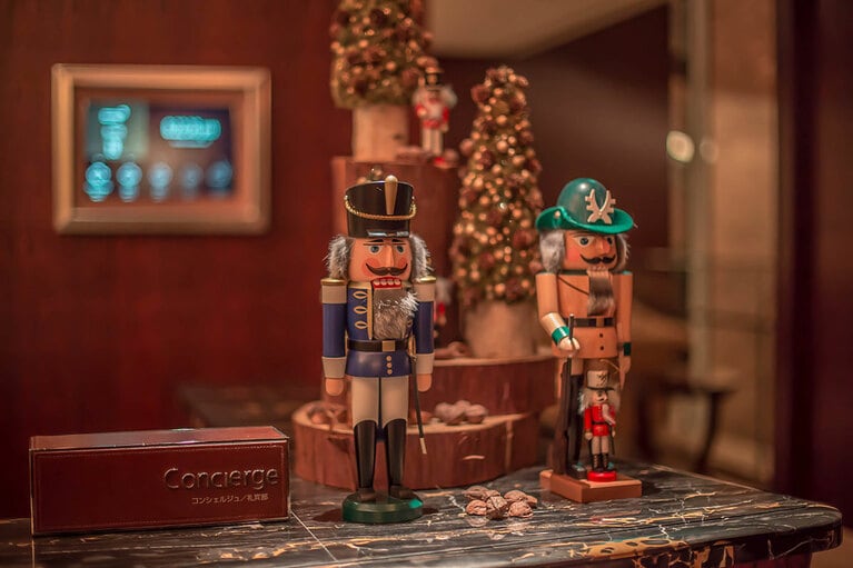 シャングリ・ラ 東京のクリスマスツリー。