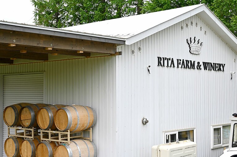 【RITAFARM & WINERY】ワイナリー。