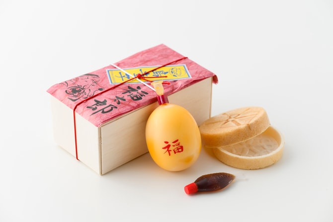 プリン最中 福太郎 890円(80g)。