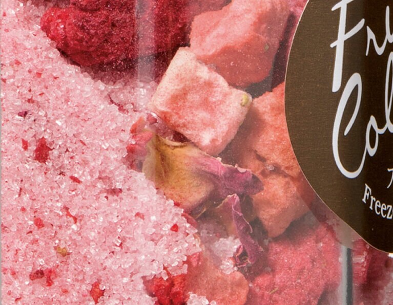 フルコレの「フリーズドライフルーツ 八角瓶3本ギフトセット」。