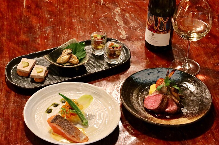 REDWOOD INN［長野／奥山田温泉］夕食フルコース。