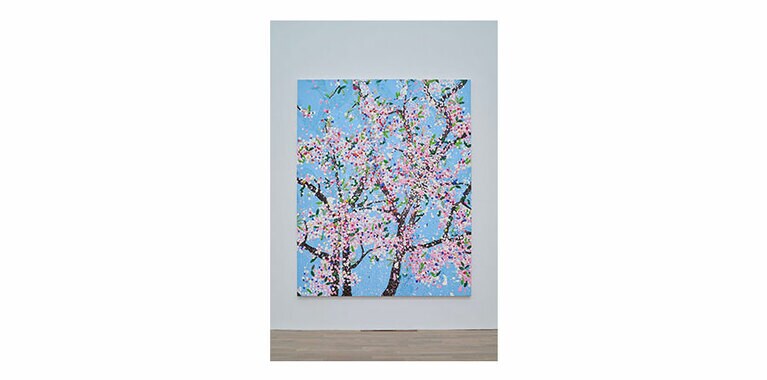 「ダミアン・ハースト　桜」展示風景 2022年 国立新美術館　Photographed by Masaya Yoshimura © Damien Hirst and Science Ltd All rights reserved, DACS 2022