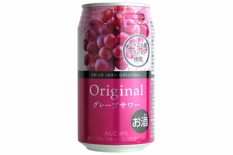 成城石井 オリジナル グレープサワー(350mL) 199円。