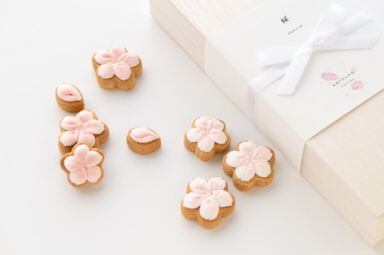 【ANTOLPO】桜アイシングクッキーギフト　3,500円（税込）。