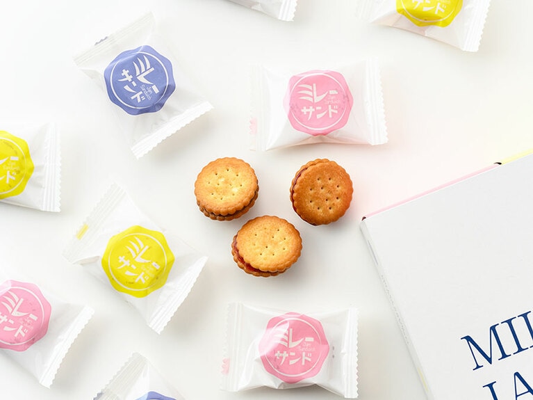 モンプレジール「ミレージャムサンドアソート」10個×3箱入り 2,160円／高知県