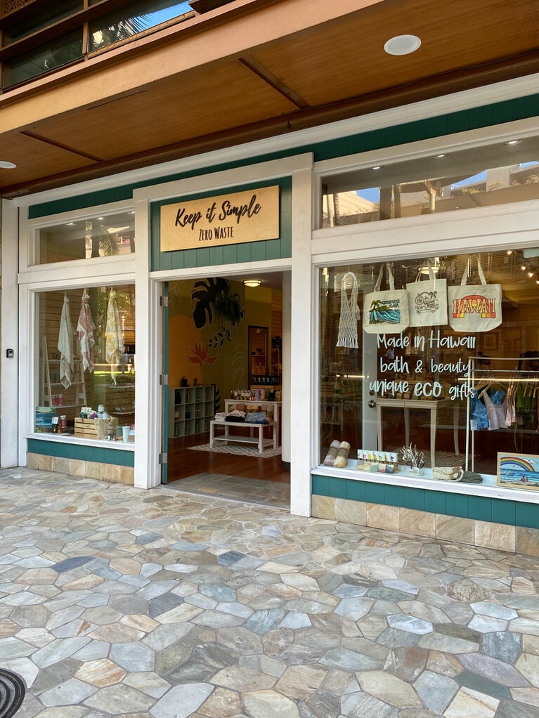 ハワイ土産の購入におすすめのゼロウェイストストア「Keep it Simple」。
