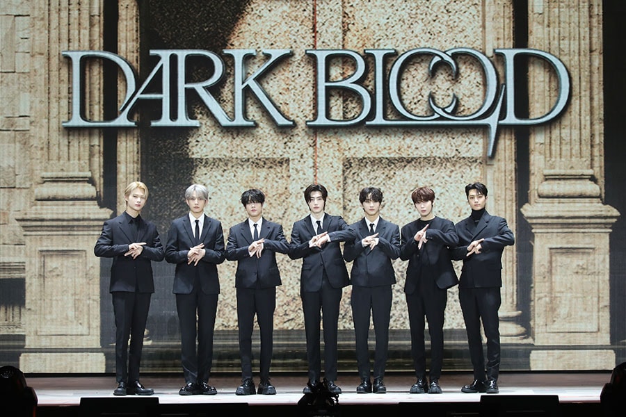 2023年5月22日に韓国で開催された4th Mini Album『DARK BLOOD』メディアショーケース。  (P)&(C) BELIFT LAB Inc.