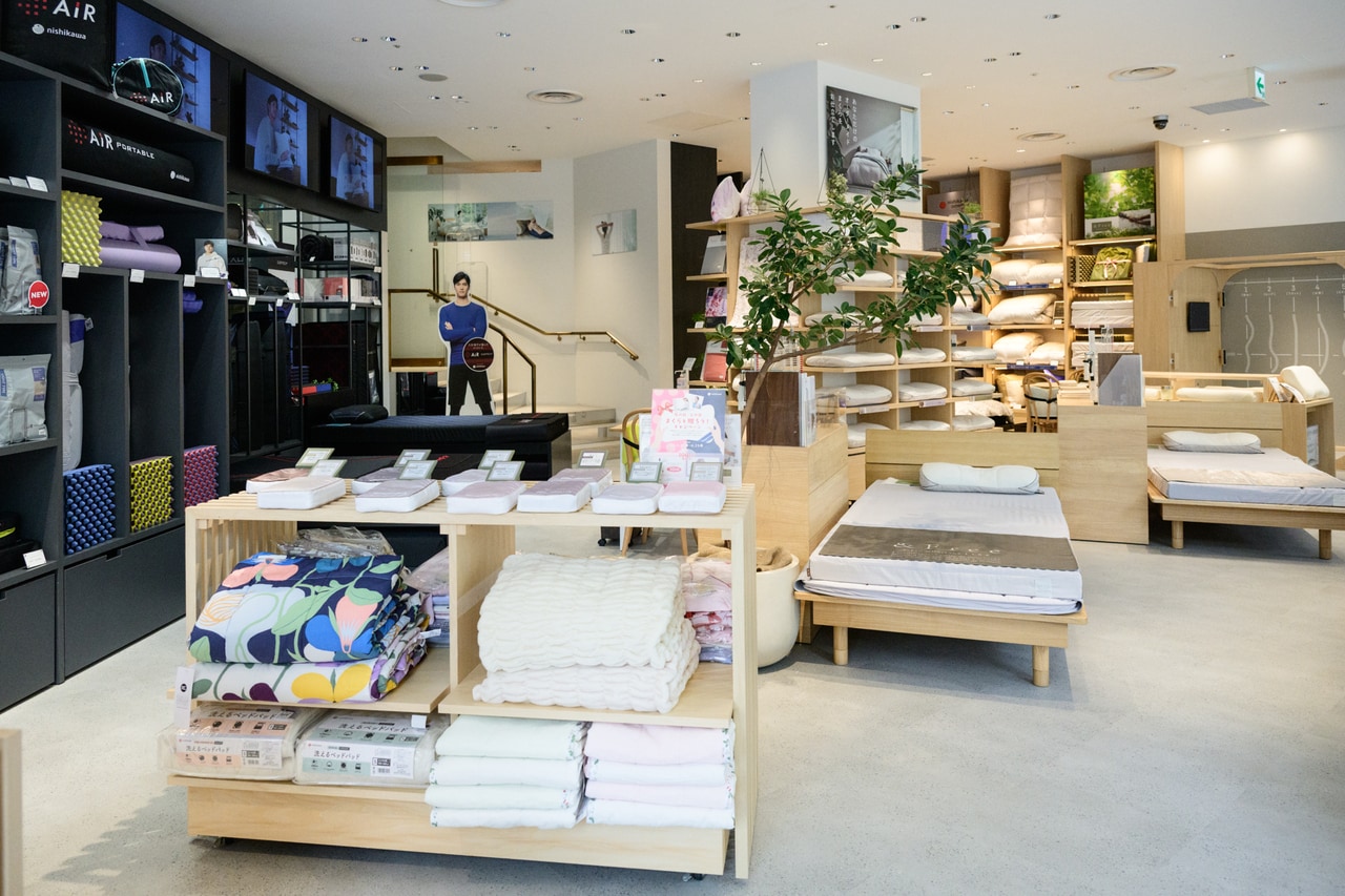 「日本橋西川 広尾プラザ店」の店内。