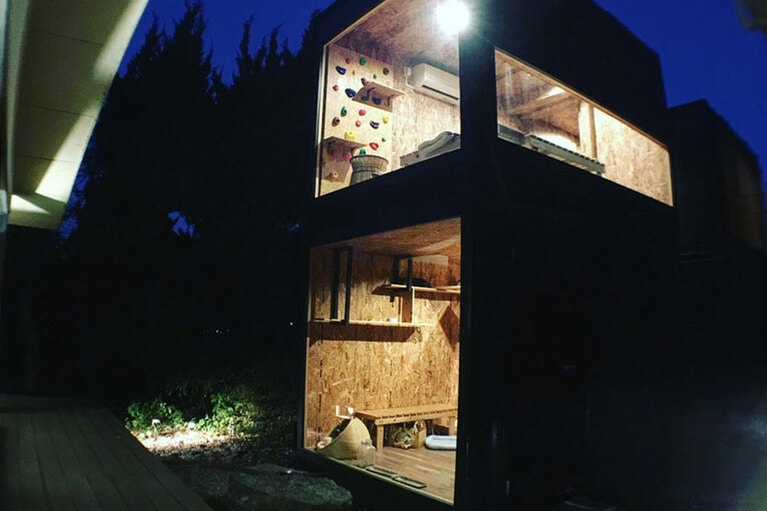 保護猫シェルター「猫庭」。