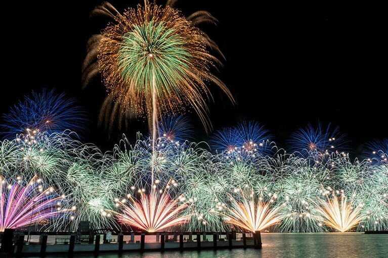 びわ湖大花火大会。