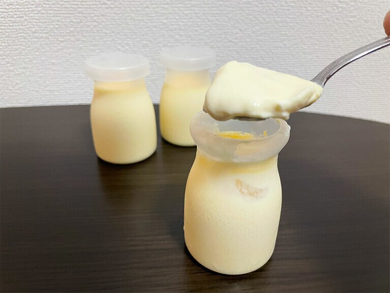 低温調理したとろ～りぷりん。