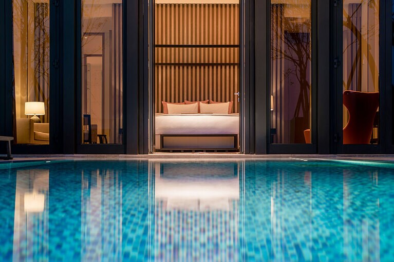 「PARADISECITY HOTEL」の「グランドデラックスプールヴィラ」。