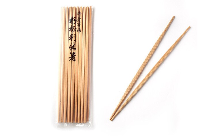 「赤杉利休箸」10膳組 2,860円。