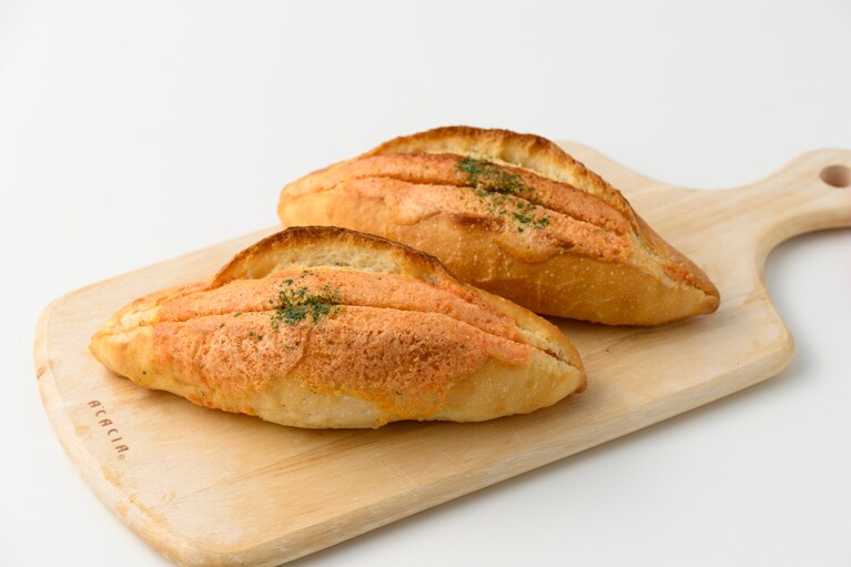 明太フランス 各432円。