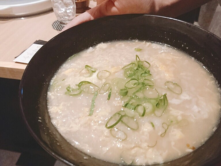 ごはんを投入し、雑炊に！