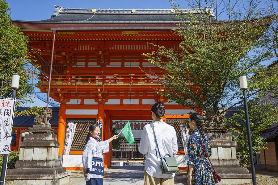 OMOレンジャーと共に京都の街を巡る「祇園うるわし朝まいり」。