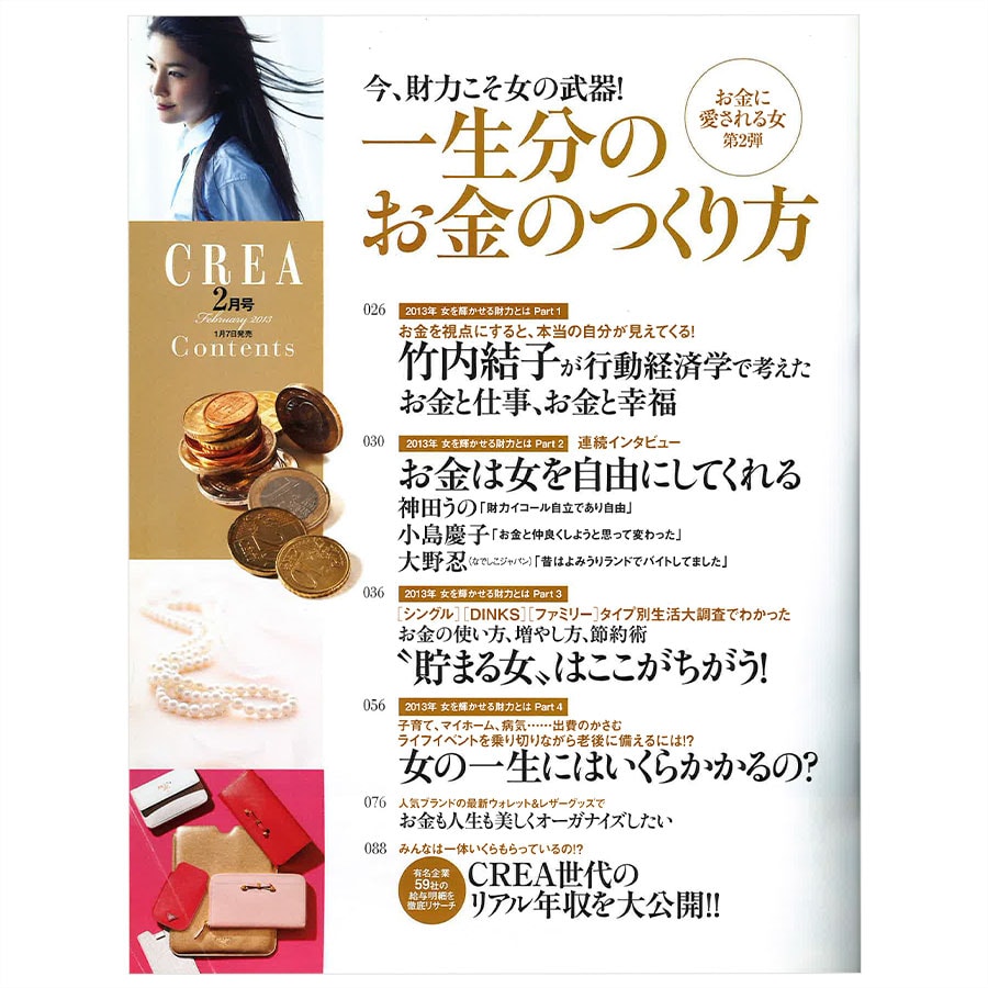 2013年2月号目次。