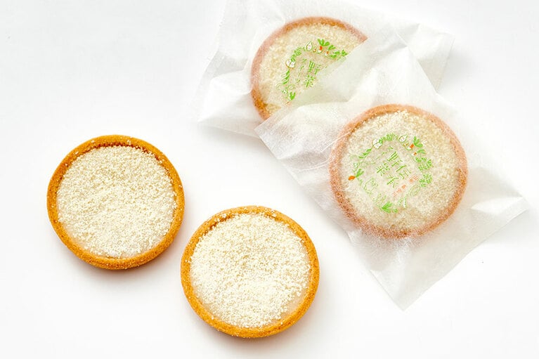 おかしの平和堂「タルト甚五右ヱ門」各216円／山形県