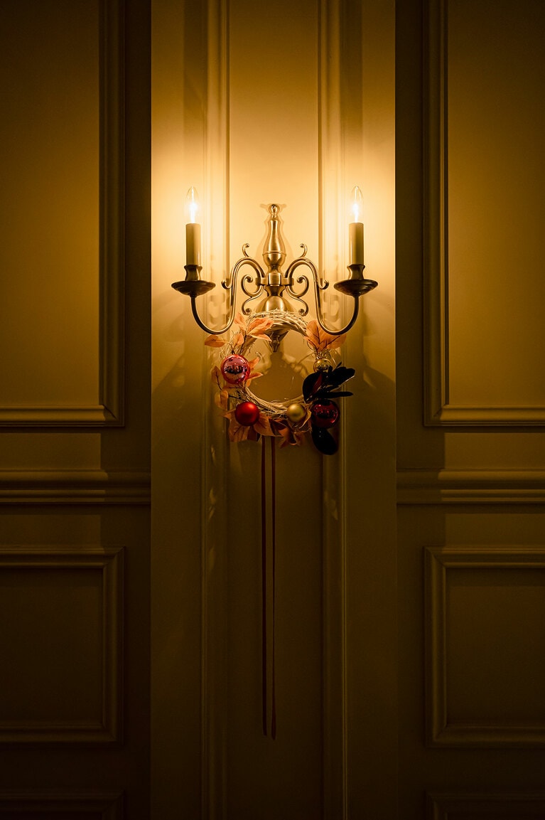 東京ステーションホテルのクリスマスツリー。