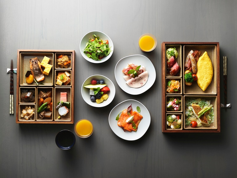 日本料理「華香 / Kakō」の朝食イメージ。