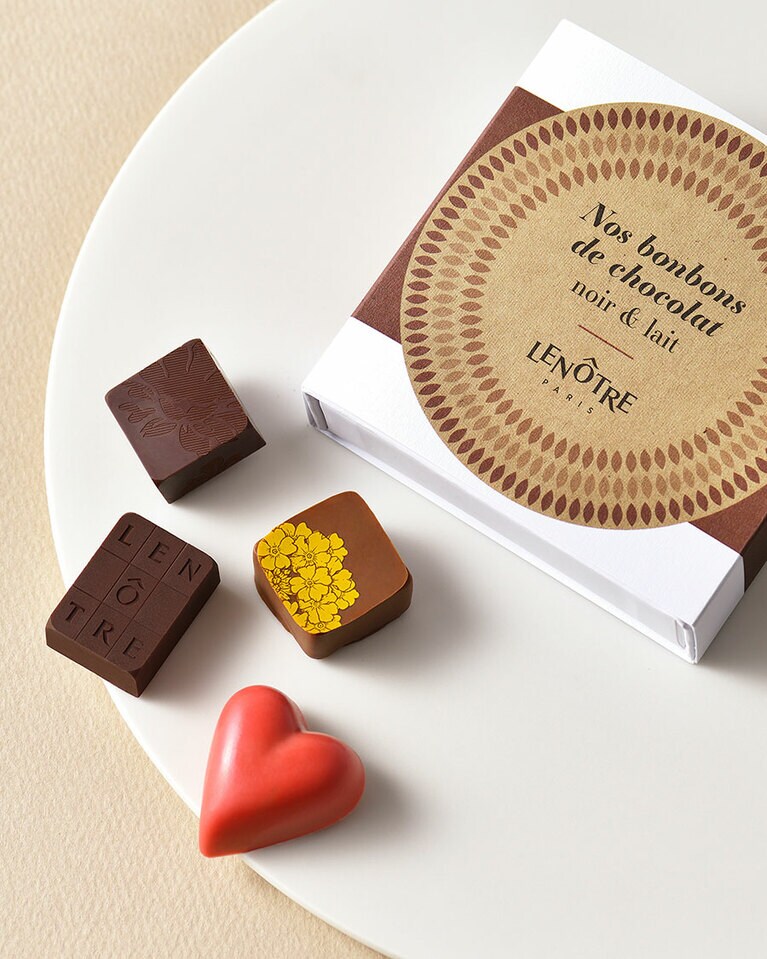 「プラリネ・ガナッシュアソート4個入」。