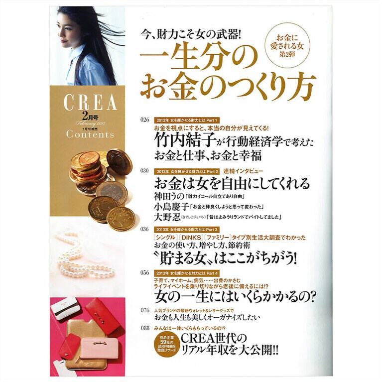 2013年2月号目次。