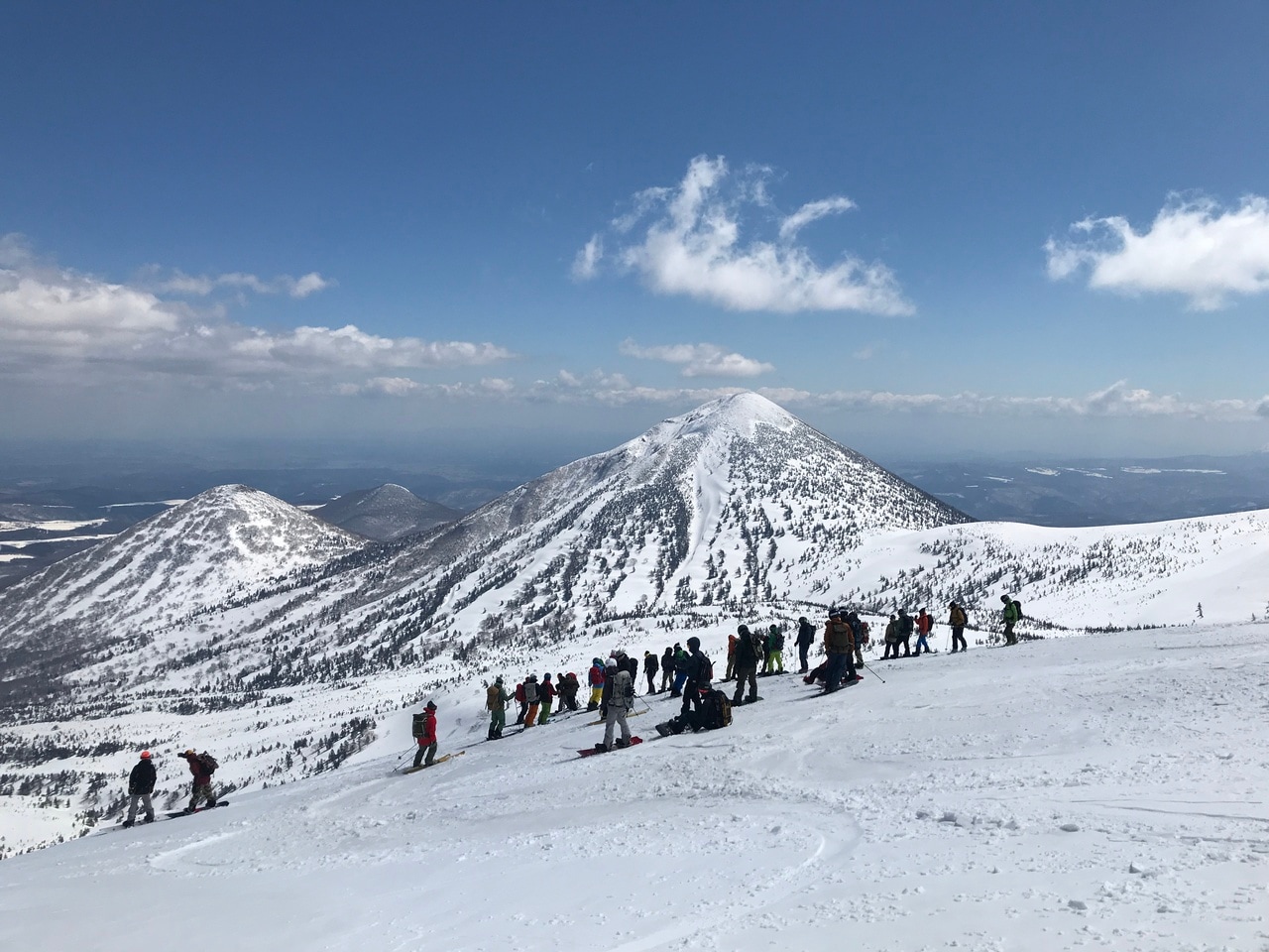 青森県の八甲田山で目にした、雪景色。